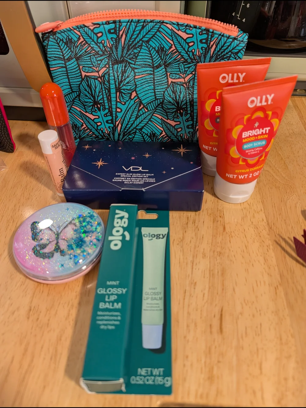 ipsy Cosmetic Bag with Assorted Makeup Items